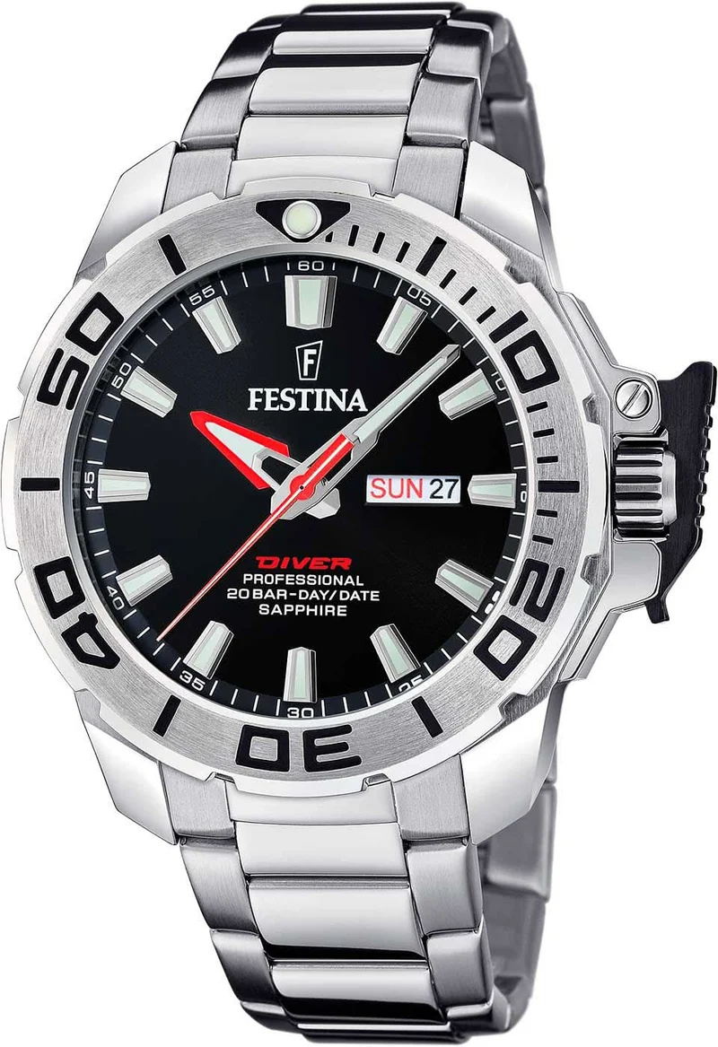 Festina Diver F20665/4 Herrenuhr • Saphirglas • 20 ATM