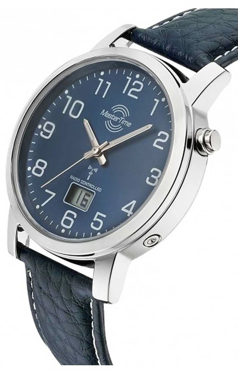 Master Time Basic MTGA-10493-32L Herrenuhr • Funktechnologie • Hohe Ablesbarkeit