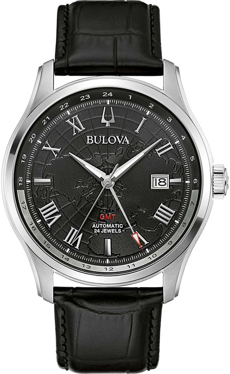 Bulova Jet Star 96B387 Herrenuhr • 262 kHz Automatikuhr • Retro-Design