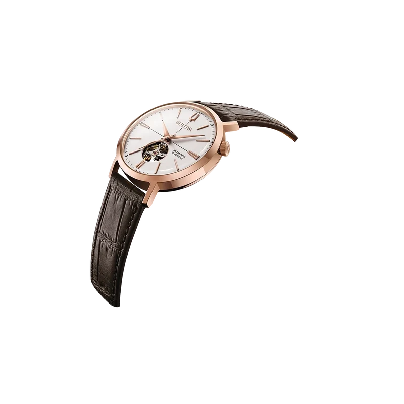 Bulova Aerojet 97A136 Herrenuhr • Automatik • Open Heart