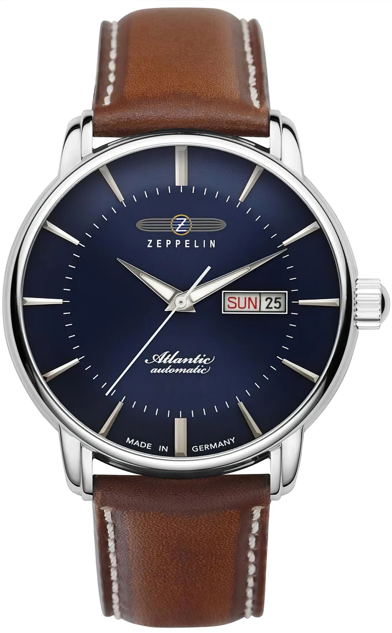 Zeppelin Atlantic 8466-3 Herrenuhr • Automatikwerk • Day-Date