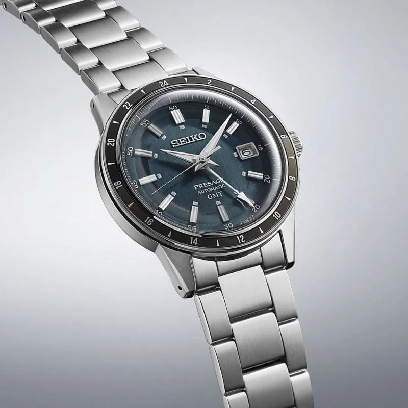 Seiko Presage SSK009J1 Herrenuhr • Automatik GMT • Retro
