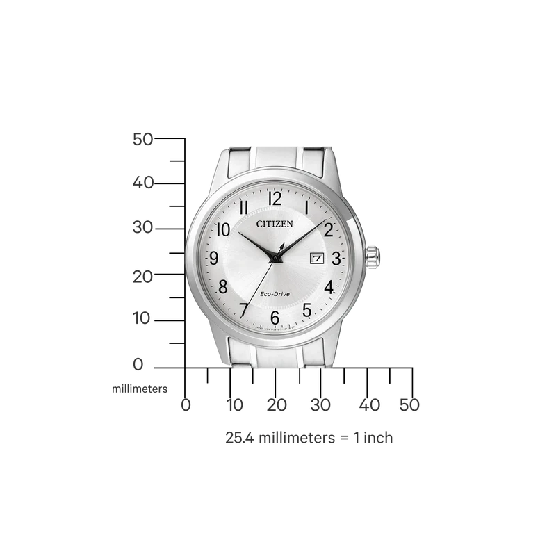 Citizen AW1231-58B Herrenuhr • Eco-Drive Lichtantrieb • Klassisches Edelstahl-Design