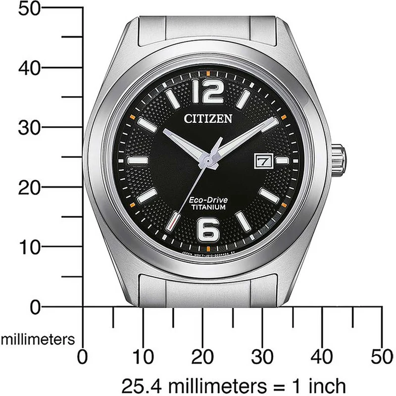 Citizen Super Titanium AW1641-81E Herrenuhr • Eco-Drive Solarantrieb • Leichtes Super Titanium