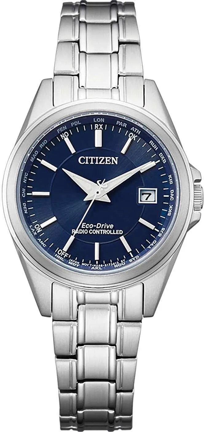 Citizen EC1180-81L Damenuhr • Eco-Drive Funk • Saphirglas