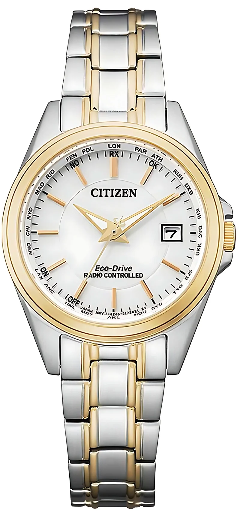 Citizen Radio-Controlled EC1186-85A Damenuhr • Eco-Drive • Saphirglas