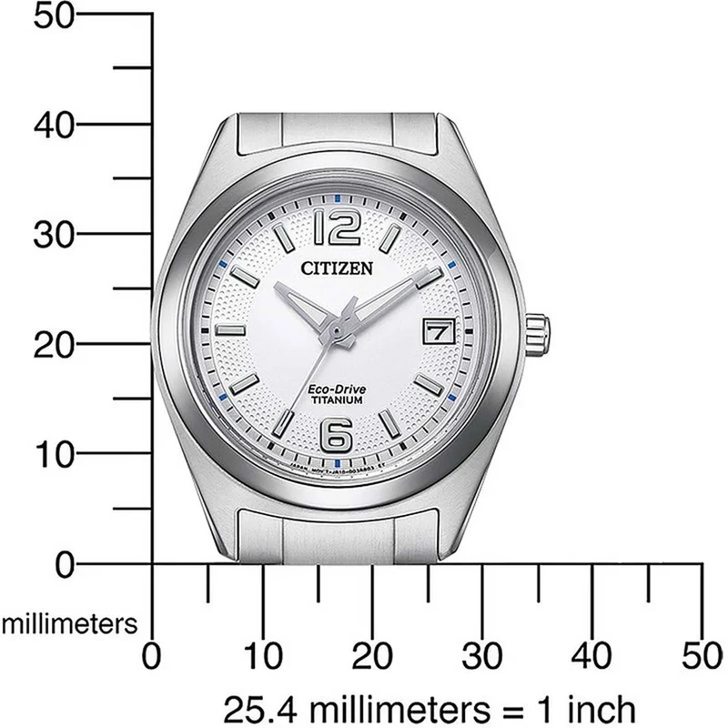 Citizen Super Titanium FE6151-82A Damenuhr • Eco-Drive Solar • Ultraleichtes Super Titanium