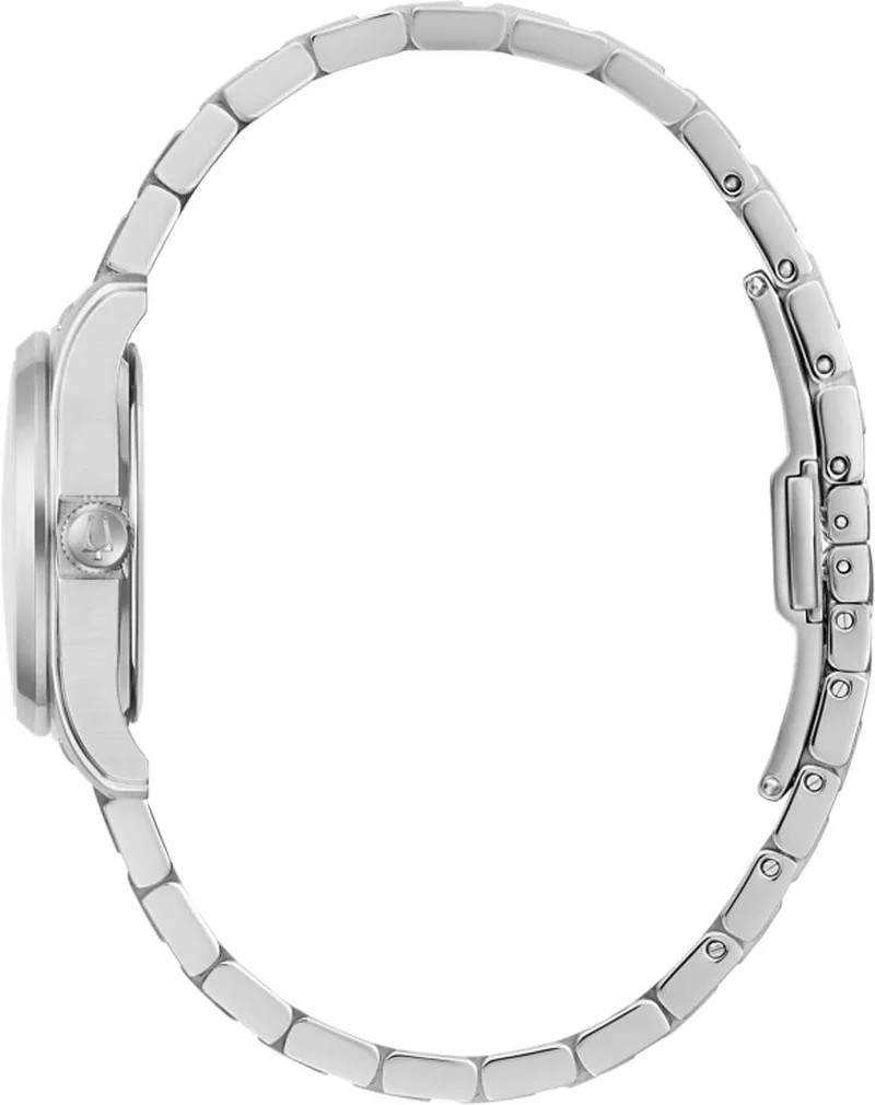Bulova Classic 96M162 Damenuhr • Clous de Paris • Domed Glass