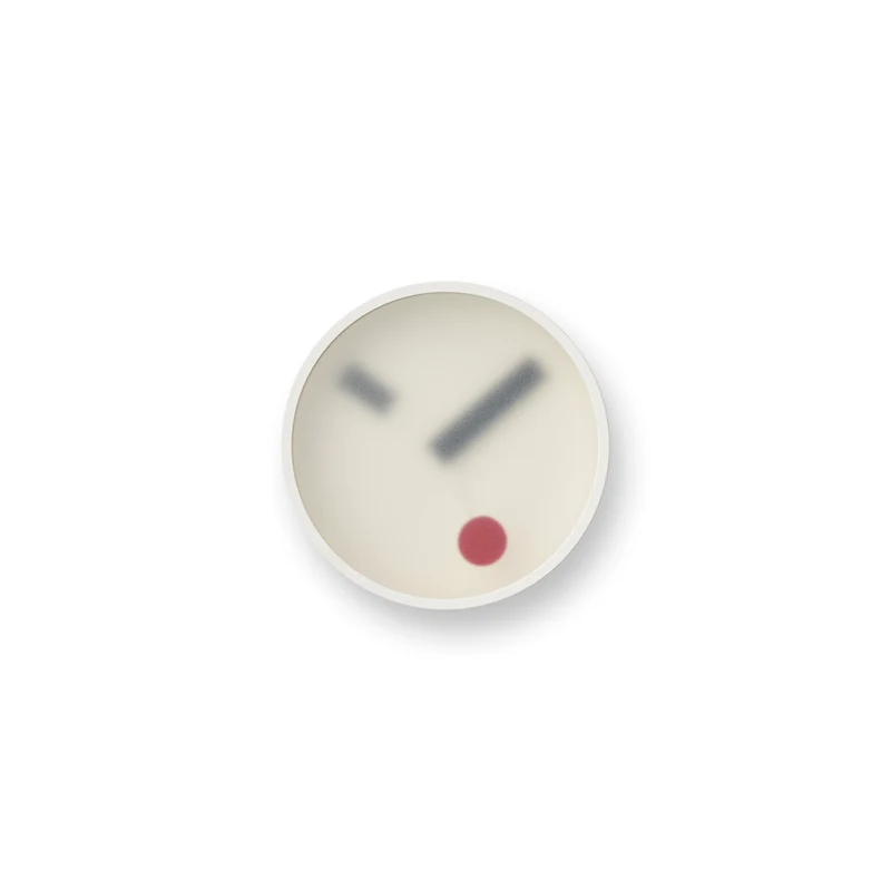 Lemnos Kehai KM22-01-WH Wanduhr Weiß • Geräuschloses Sweep-Uhrwerk • Japanisches Minimaldesign