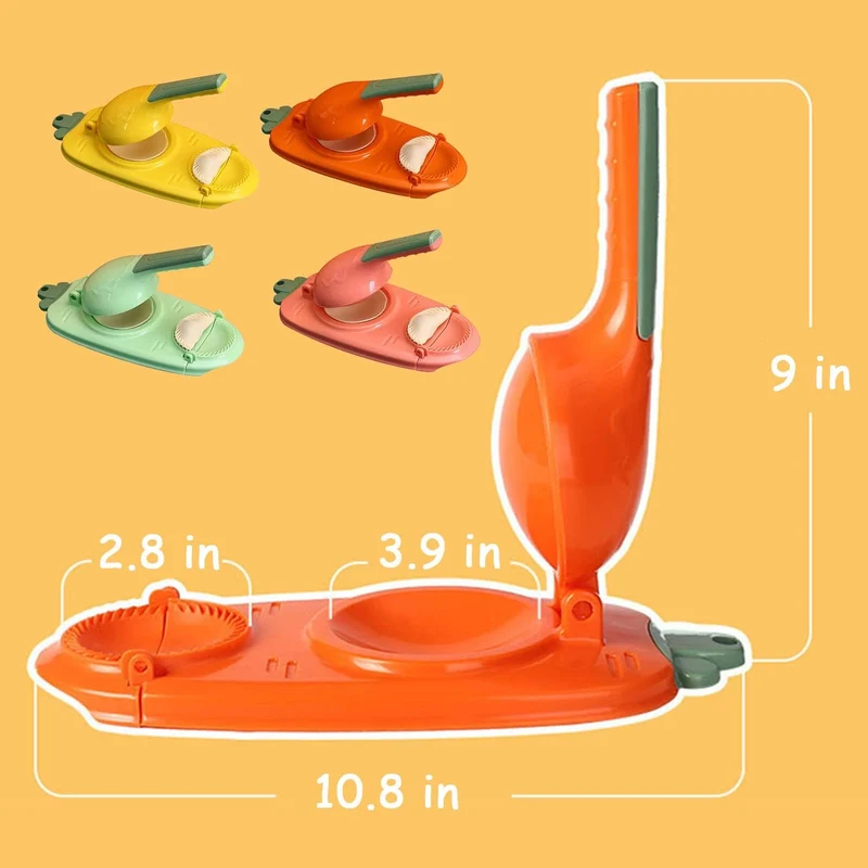 Deegvormer 2-in-1 voor Ravioli en Dumplings Handmatige Pastamaker Keukengereedschap 27,5 x 23 cm Thuiskoken | Sansoti
