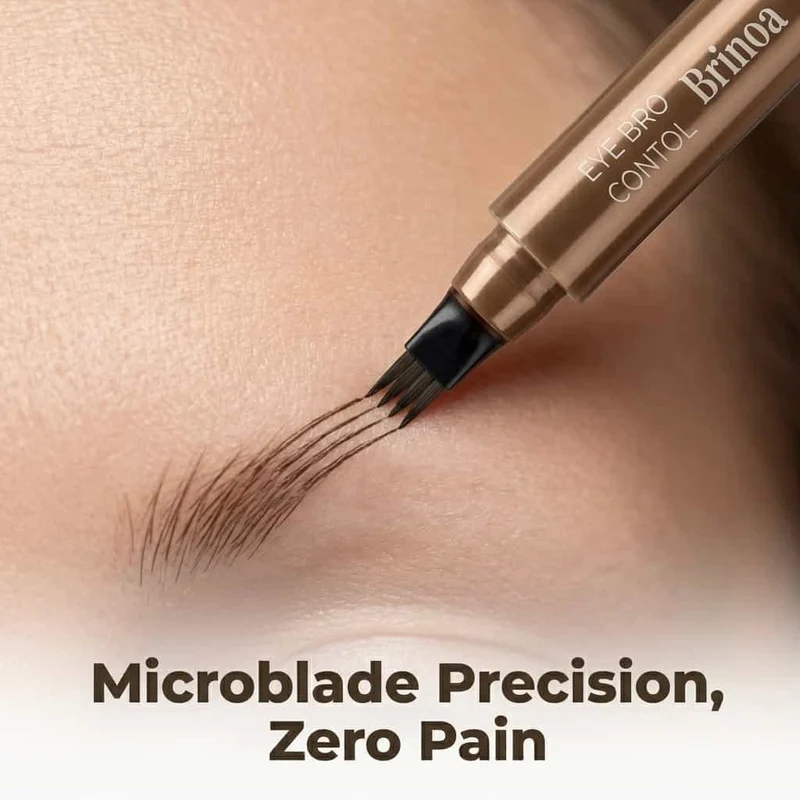 Wenkbrauwpotlood Watervast Micro Precisie Haarlijn Strokes Langhoudend 12 Uur Natuurlijk Effect Make-up | Sansoti