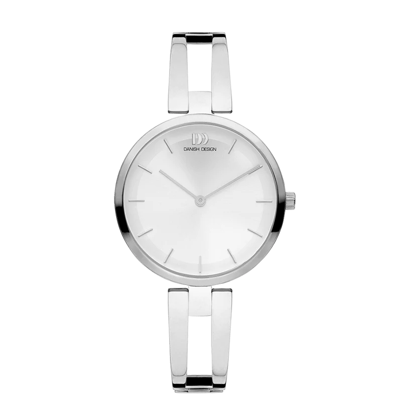 Danish Design Rachel IV72Q1208 Damenuhr Silber • Mineralglas • Bangle-Armband