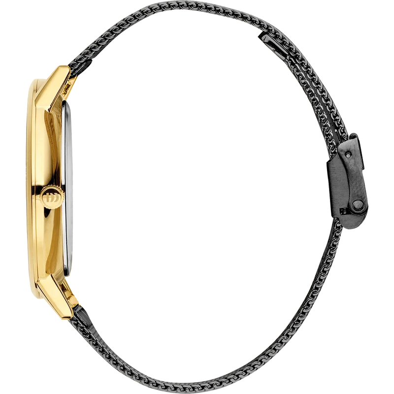 Danish Design Akilia IV70Q1251 Damenuhr Grau • Mineralglas • Mesh-Armband