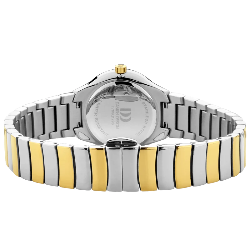 Danish Design Jolie IV65Q1293 Damenuhr Bicolor • Mineralglas • Schmuckarmband