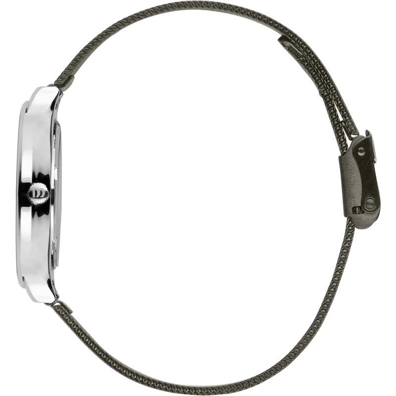 Danish Design Tidløs IV64Q1272 Georgia Damenuhr Grau • Mesh-Armband aus Edelstahl • Mineralglas