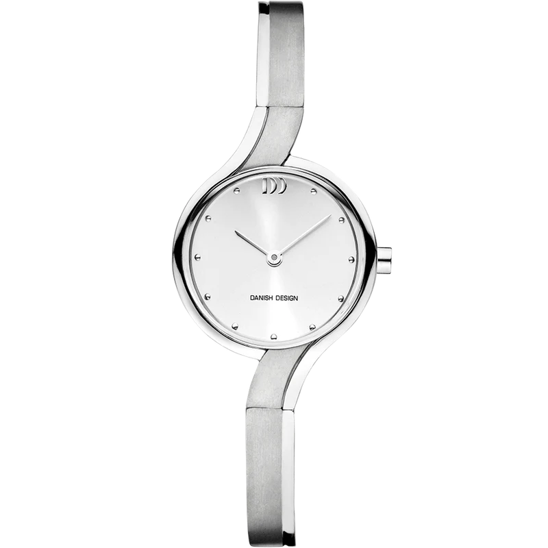 Danish Design Jasmin IV62Q1280 Damenuhr Silber • Titan-Armband • Schmuckschließe
