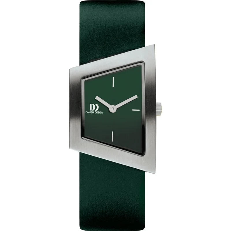 Danish Design Squeezy IV33Q1207 Damen Armbanduhr Weiß • Asymmetrisches Trapezgehäuse • Skandinavisches Design