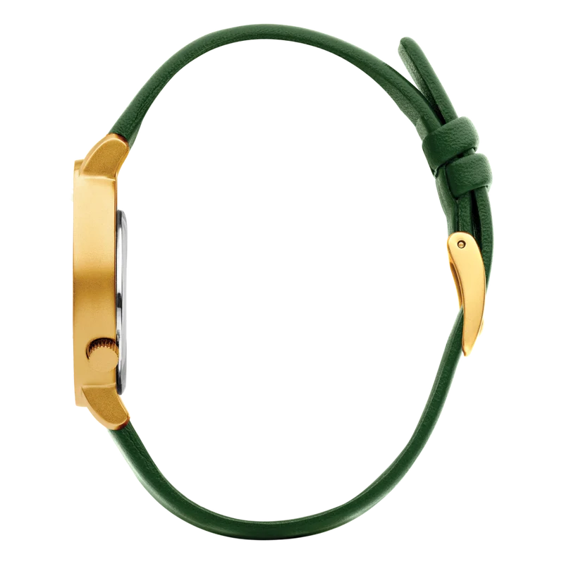 Danish Design Pico IV32Q1271 Damenuhr Grün • Mineralglas • Asymmetrisches Design