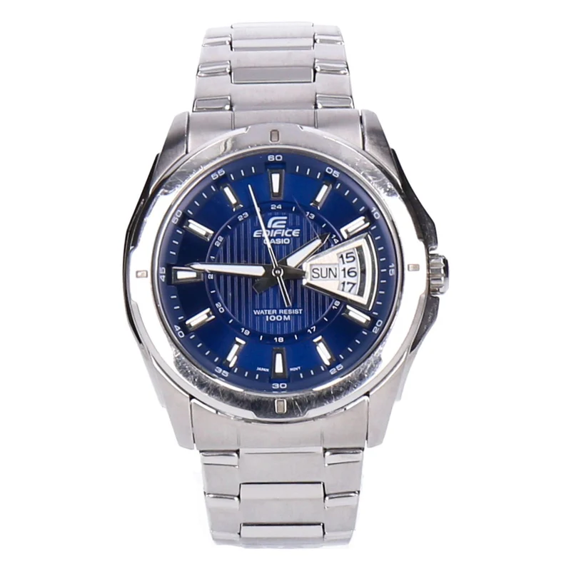 Casio Edifice EF-129D-2AVEF Edelstahl Herren