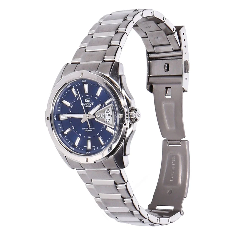Casio Edifice EF-129D-2AVEF Edelstahl Herren