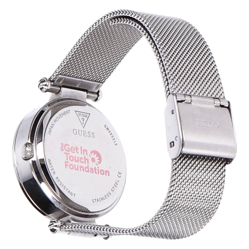Guess Damenuhr Sparkling Pink Edelstahl