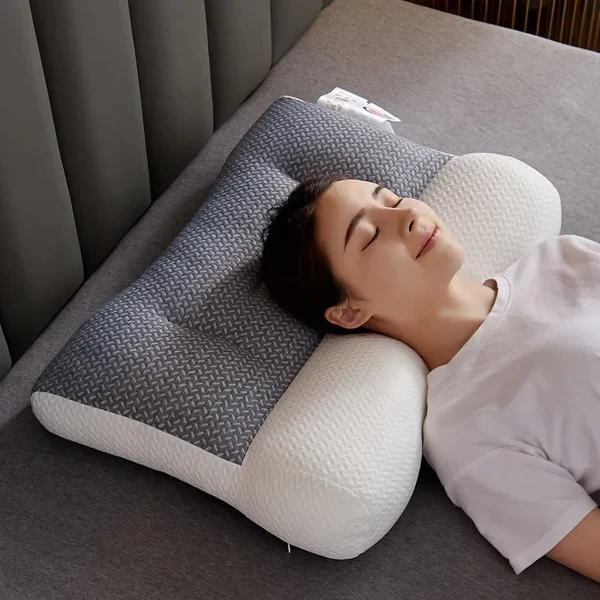 Ergonomisch Nekkussen met Geheugenschuim voor Zij- en Rugslaper Optimale Nekondersteuning Comfort Slaapkussen | Sansoti