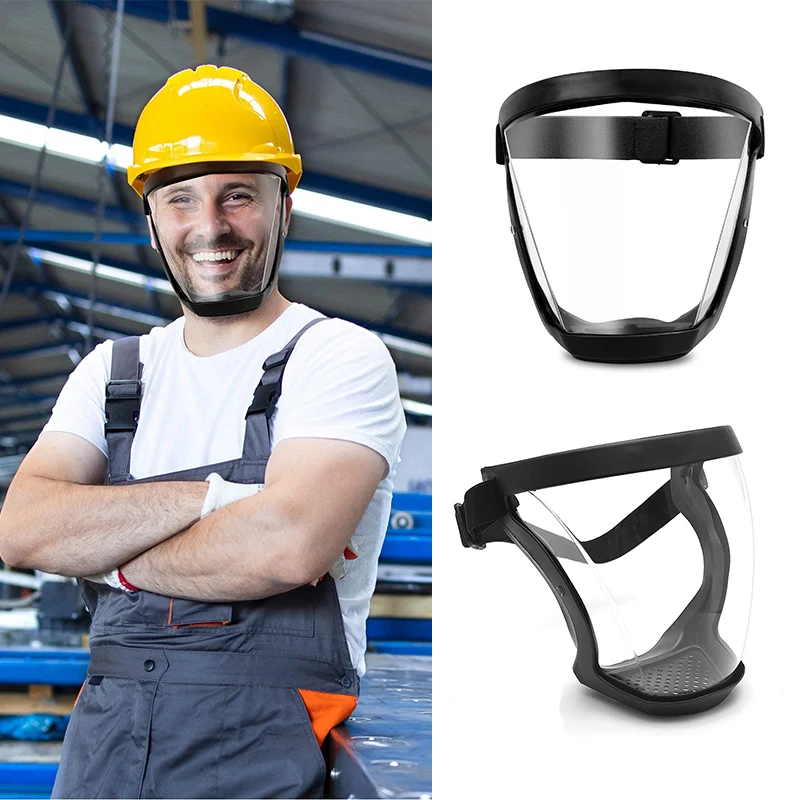 Veiligheidsmasker met Gezichtsscherm en Anticondens Coating voor Professioneel Werkbescherming en Optimale Veiligheid | Sansoti