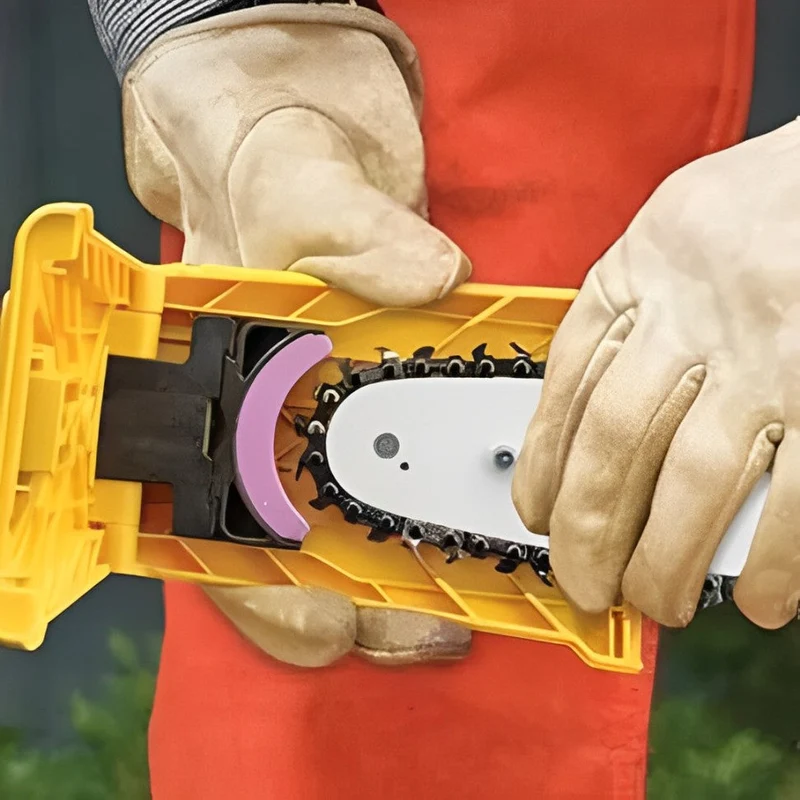 Kettingzaag Slijper Steen Draagbaar met Vergrendeling voor 14-20 inch Zaagbladen Outdoor Gereedschap | Sansoti