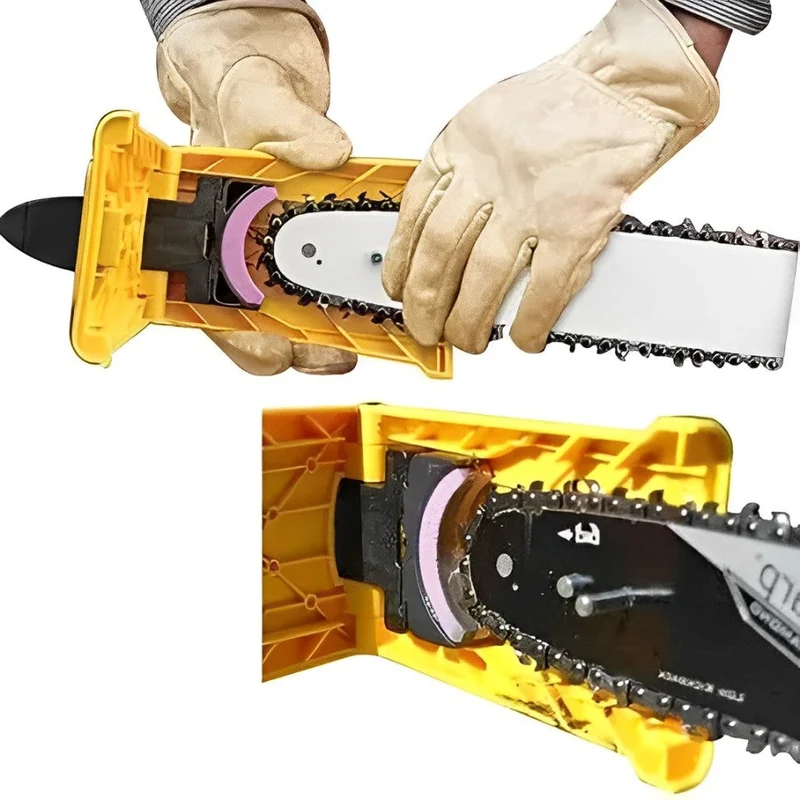 Kettingzaag Slijper Steen Draagbaar met Vergrendeling voor 14-20 inch Zaagbladen Outdoor Gereedschap | Sansoti
