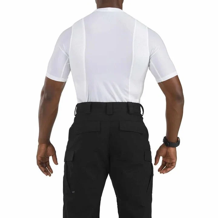 Tactisch T-Shirt met Verborgen Holsters Zwart Wit Elastisch Ademend Comfortabel Voor Links & Rechts Gebruik | Sansoti
