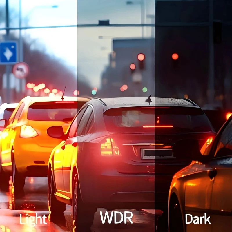 Draadloze Dashcam 4 Camera's 1920P HD Nachtzicht Parkeerbewaking WiFi App Bestuurder Voor Achter Auto | Sansoti