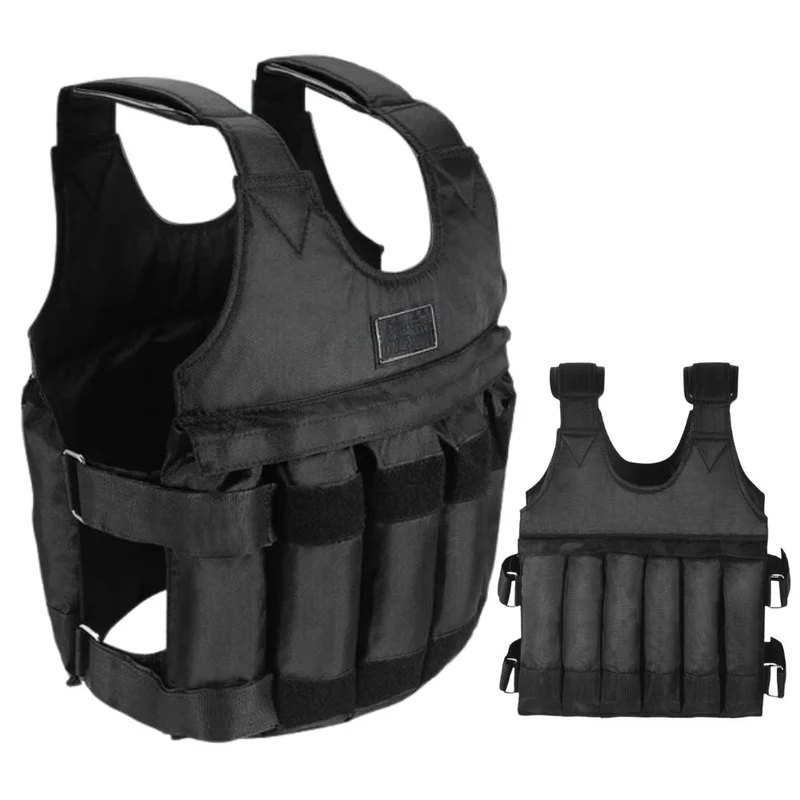Verstelbaar Gewichtsvest 50 kg voor Krachttraining Cardio Workouts Thuis Buiten Fitness Gym Sportvest | Sansoti