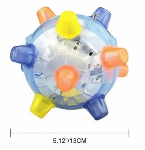 Interactieve Springbal met LED Licht voor Honden Beweging Hersentraining Speelgoed Thermoplastisch Rubber | Sansoti