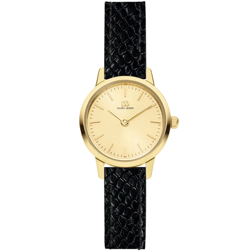 Danish Design Akilia Mini IV19Q1268 Damenuhr Gold • Schnellwechselsystem • Mineralglas