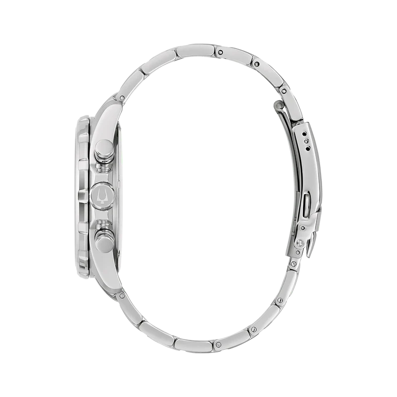Bulova Marine Star 96B396 Herrenuhr • Grünes Zifferblatt • 100m Wasserdicht