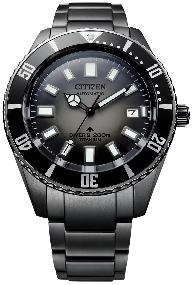 Citizen Promaster Marine NB6025-59H Herrenuhr • Super Titanium • Automatik