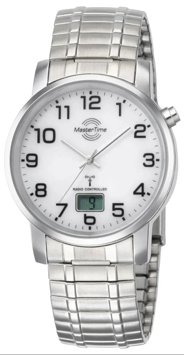 Master Time Basic MTGA-10306-12M Herrenuhr • Höchste Präzision • Funktechnologie