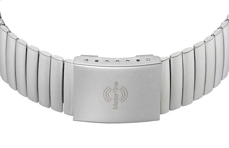 Master Time Super Power MTGA-10823-32M Herrenuhr • Funkpräzision • Edelstahlzugband