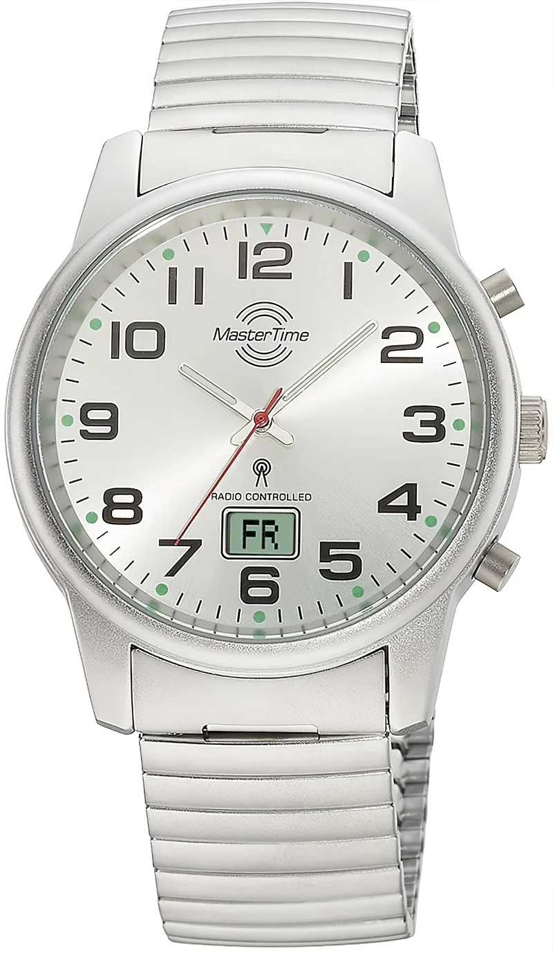 Master Time Funk Basic MTGA-10822-42M Herrenuhr • Funkpräzision • Hohe Ablesbarkeit