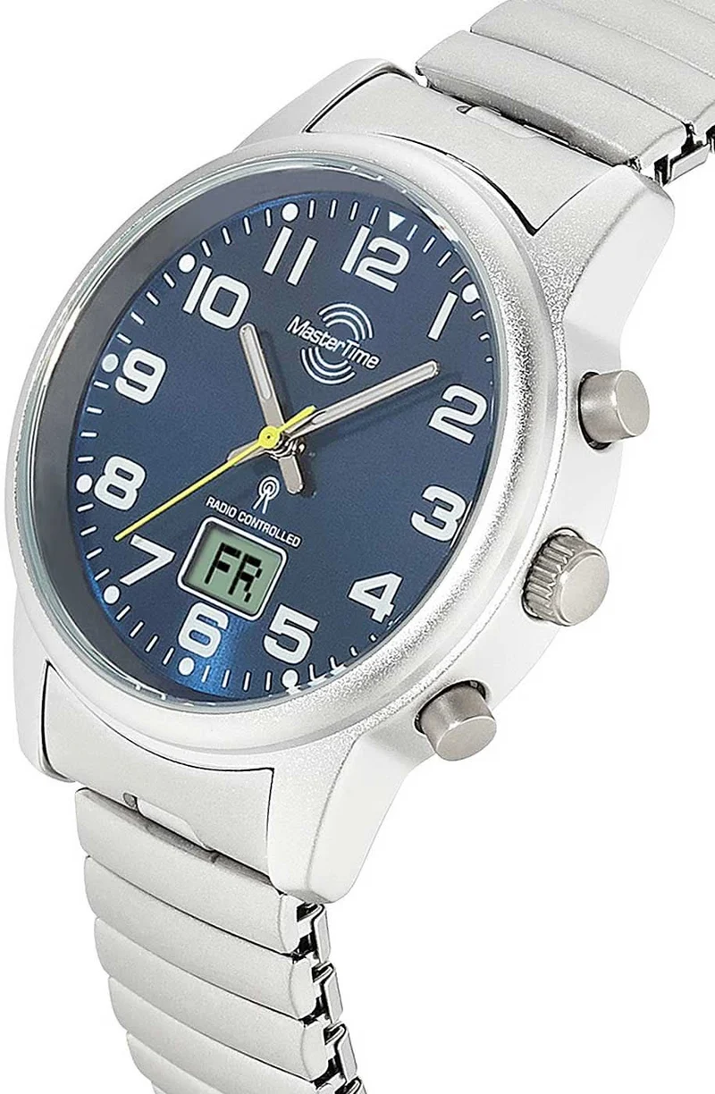 Master Time Super Power MTLA-10821-32M Damenuhr • Funk • 10 Jahre Batterie