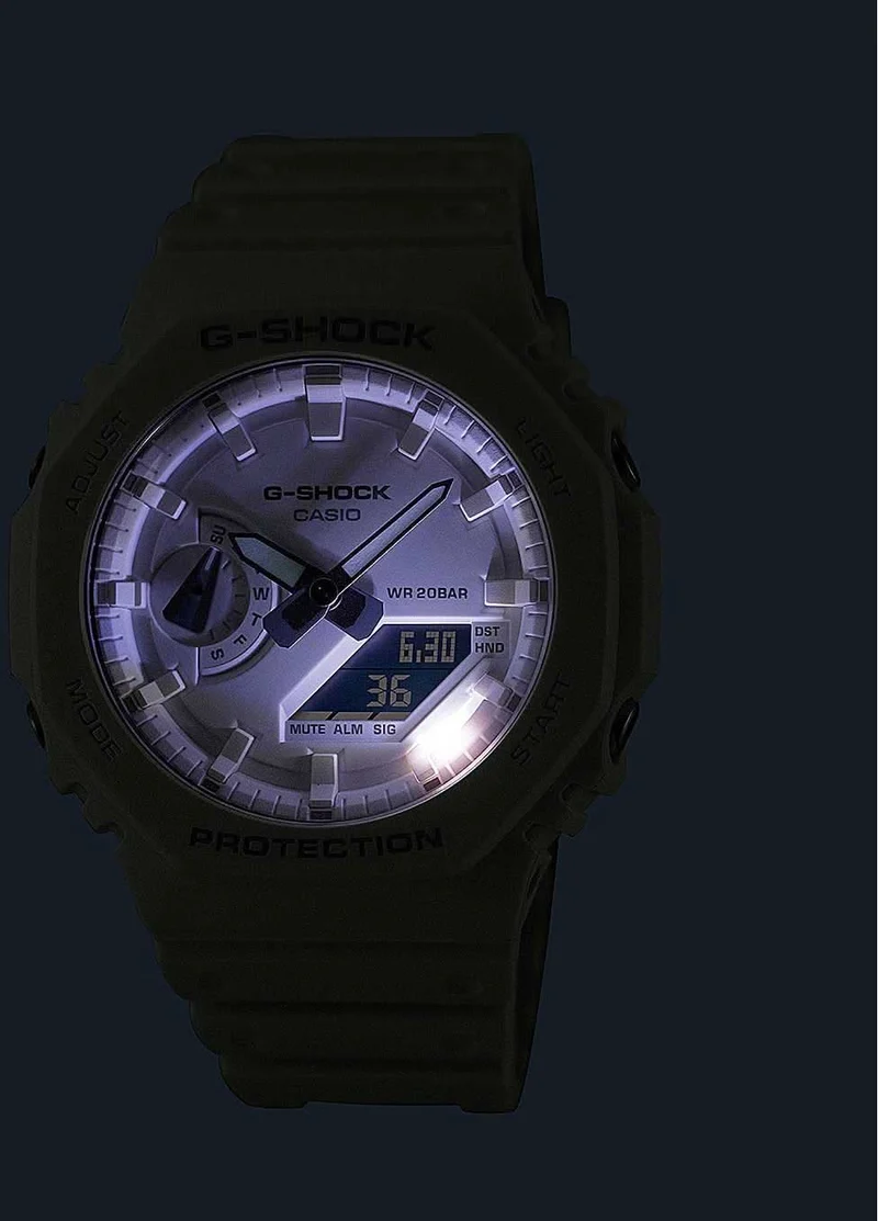 Casio G-Shock GA-2100-7A7ER Herrenuhr • Extreme Stoßfestigkeit • 20 Bar Wasserdichtigkeit