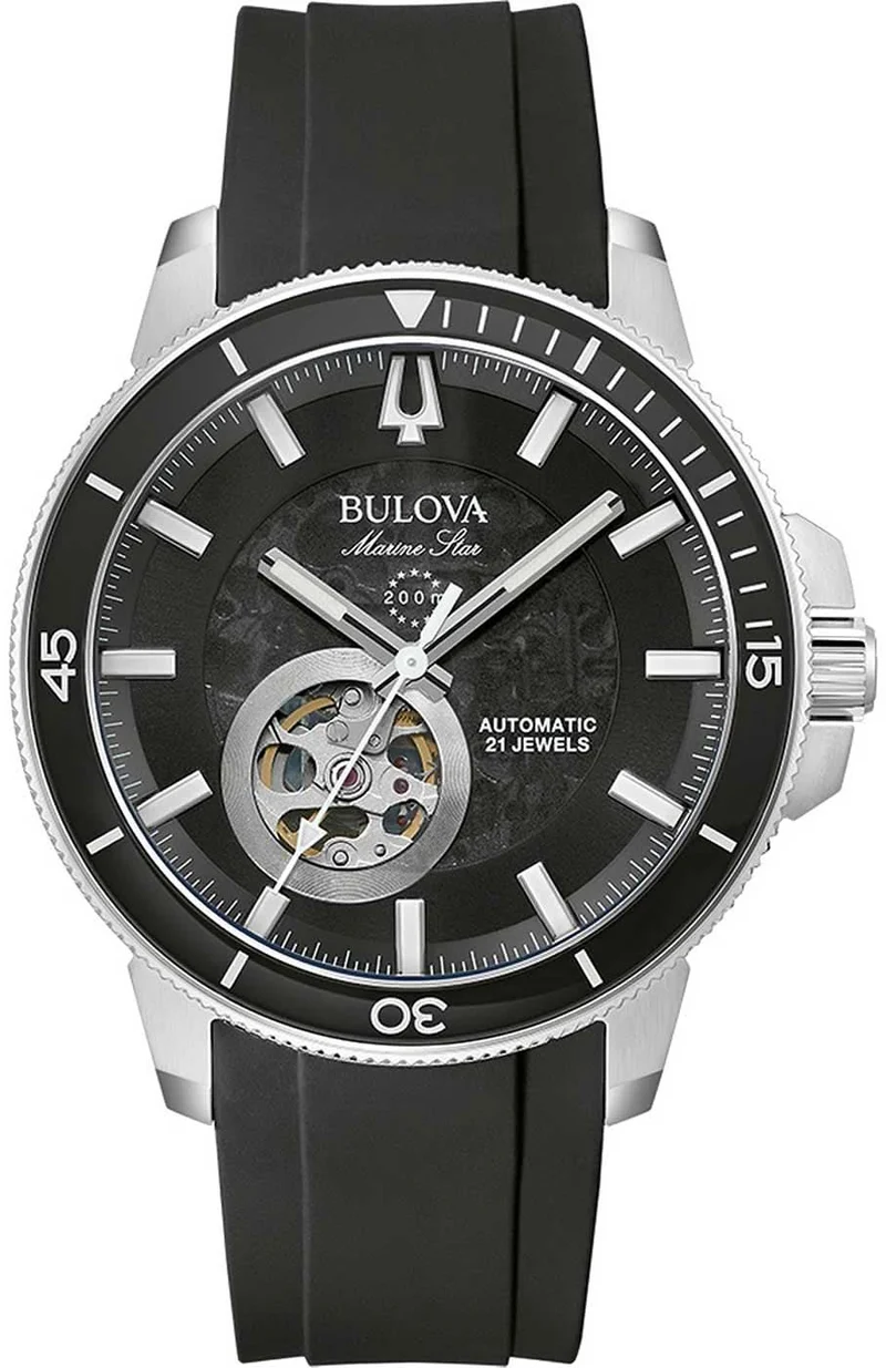 Bulova Marine Star 96A288 Herrenuhr • Automatik • 200m Wasserdicht