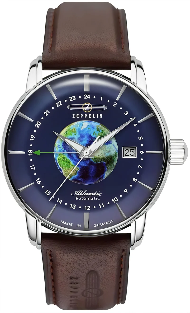 Zeppelin Atlantic 8468-3 Herrenuhr • Made in Germany • Automatik mit Gangreserve