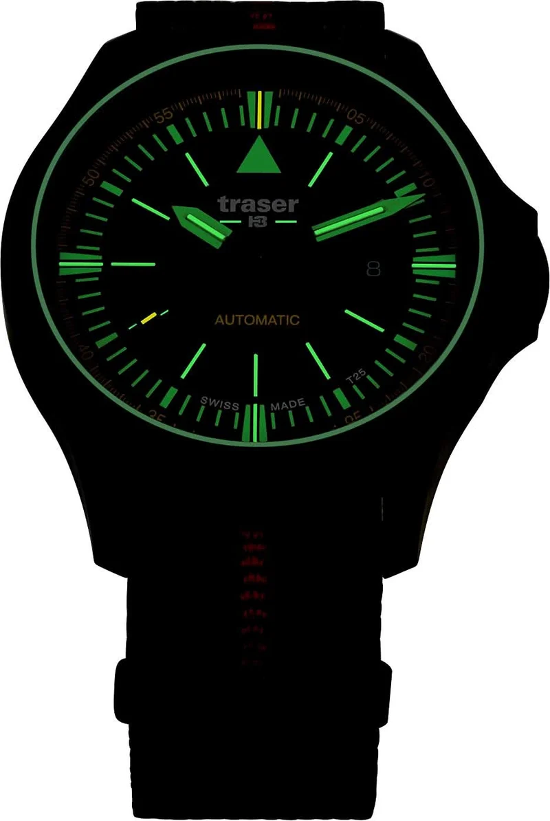 Traser P67 Officer Pro Automatic 110757 Herrenuhr • H3-Tritium Leuchttechnologie • Swiss Made