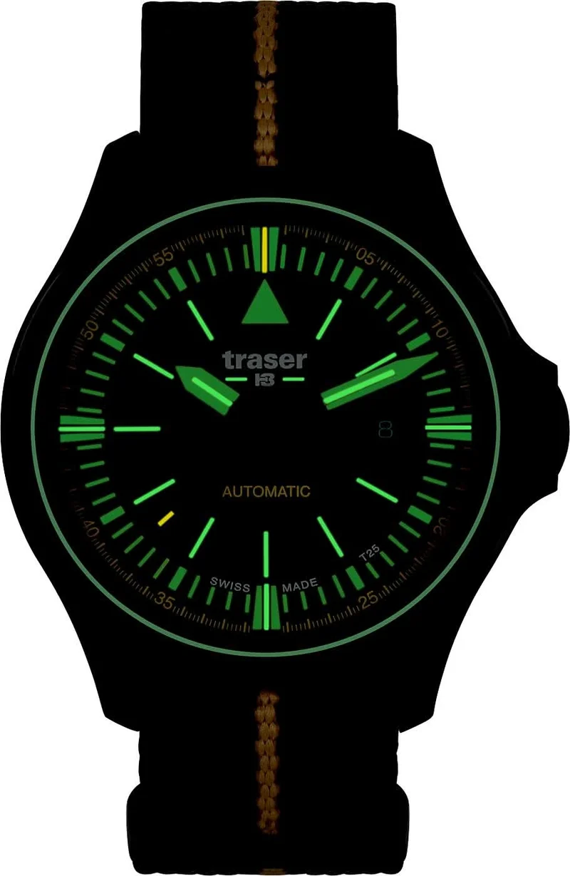 Traser P67 Officer Pro 110755 Herrenuhr • Trigalight Leuchttechnologie • Swiss Made