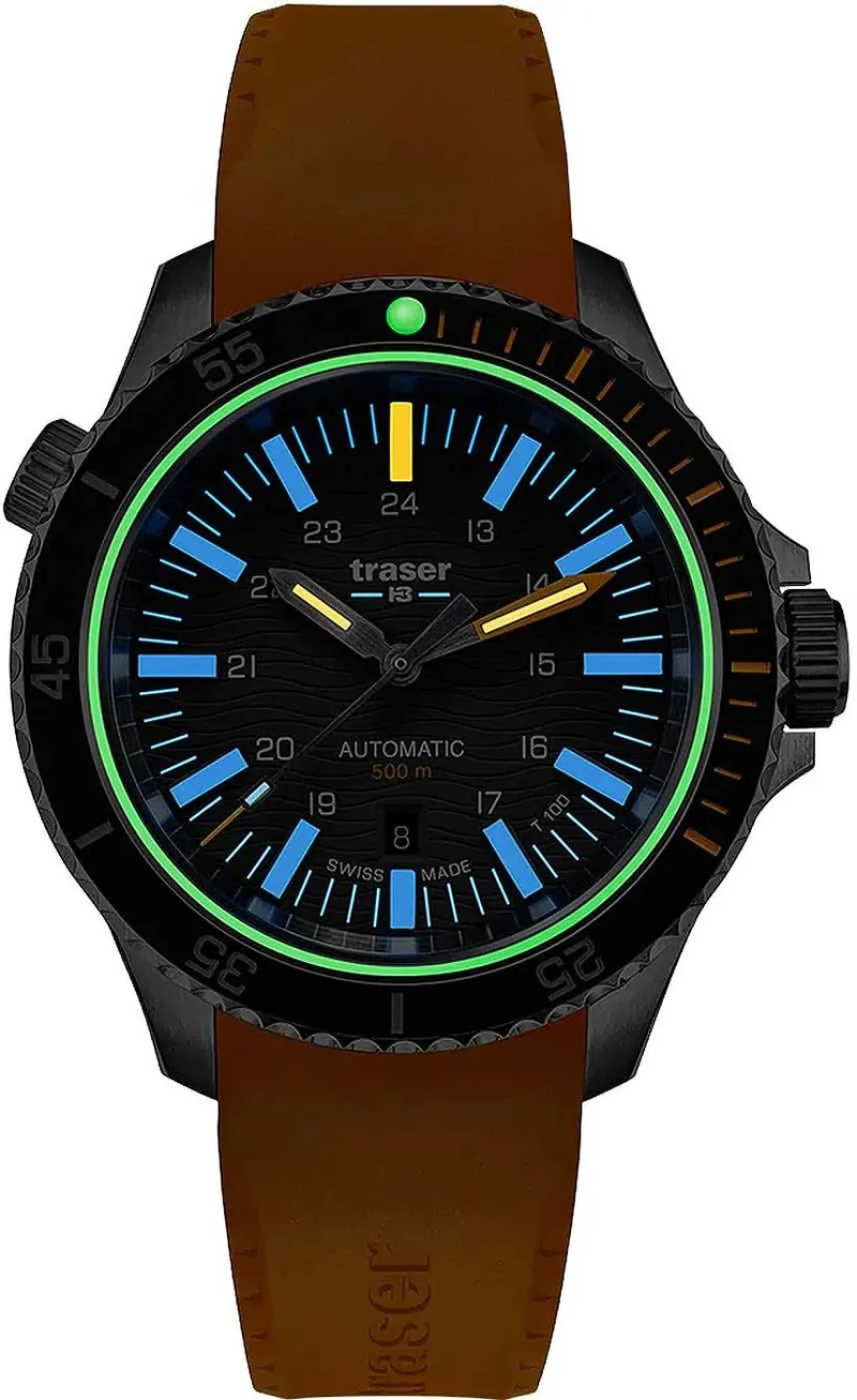Traser P67 Diver Automatic 110331 Herrenuhr • Trigalight Leuchttechnologie • Swiss Made