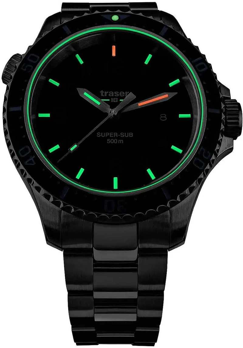 Traser P67 SuperSub 109378 Herrenuhr • Trigalight • 50 ATM Wasserdicht