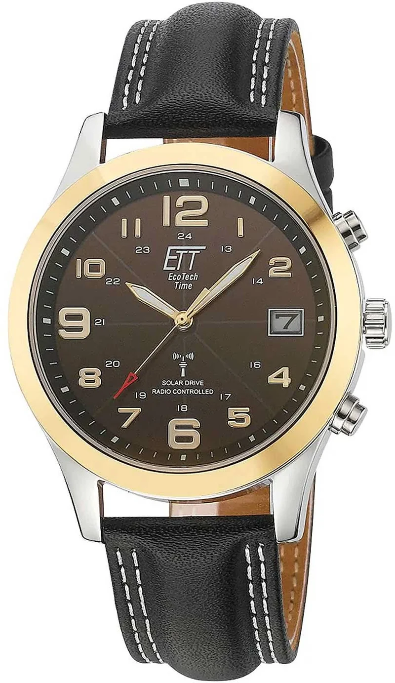 Eco Tech Time EGS-11487-22L Herrenuhr • Solar • Funk