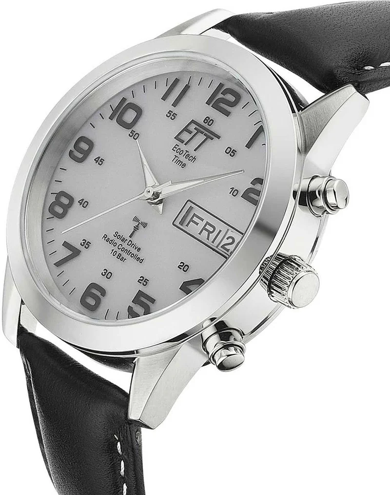 Eco Tech Time Gobi EGS-11436-12L Herrenuhr • Solar • Funk