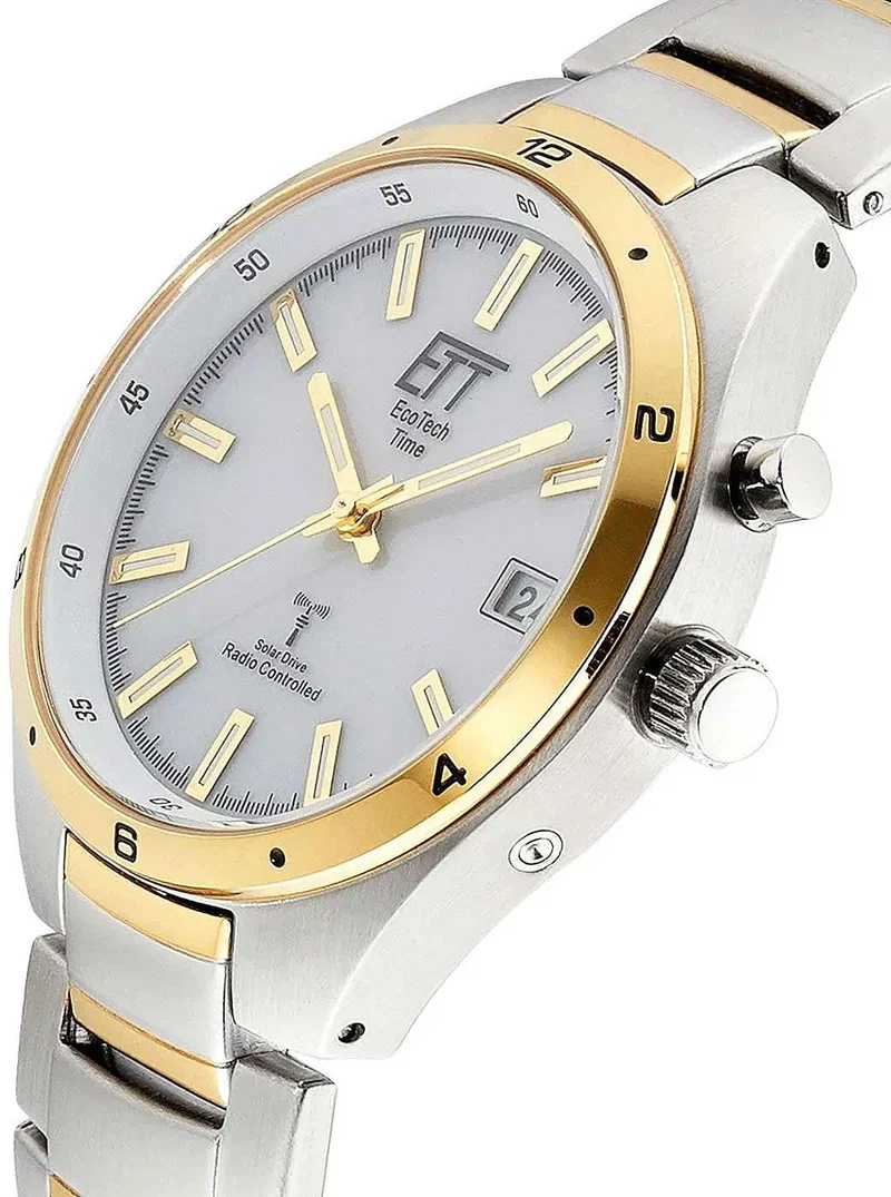 Eco Tech Time Gobi EGS-11443-11M Herrenuhr • Solar Funk • Titanium